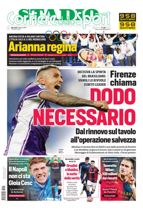 Cover of Corriere dello Sport Stadio (Firenze)