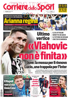 Cover of Corriere dello Sport