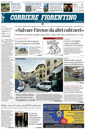 Cover of Corriere Fiorentino