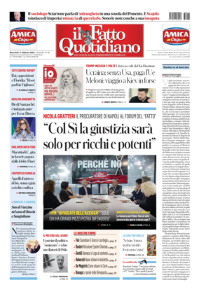 Cover of Il Fatto Quotidiano