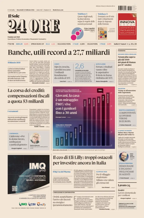 Cover of Il Sole 24 Ore