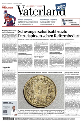 Cover of Liechtensteiner Vaterland