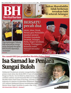 Cover of Berita Harian