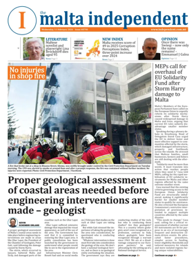 Cover of Malta Independent