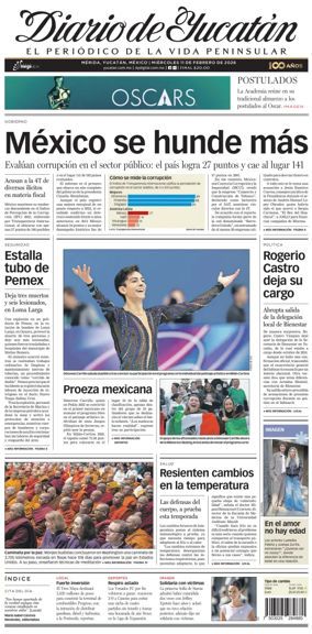 Cover of Diario de Yucatan