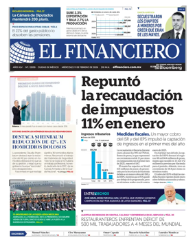Cover of El Financiero
