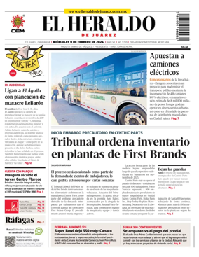 Cover of El Heraldo de Juarez