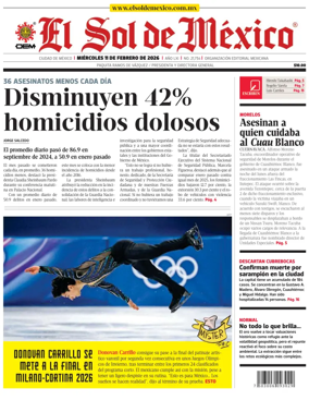 Cover of El Sol de Mexico