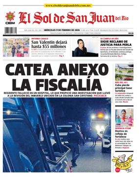 Cover of El Sol de San Juan del Rio