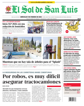 Cover of El Sol de San Luis Potosi