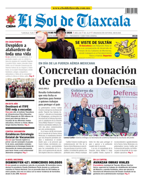 Cover of El Sol de Tlaxcala