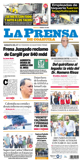 Cover of La Prensa de Coahuila
