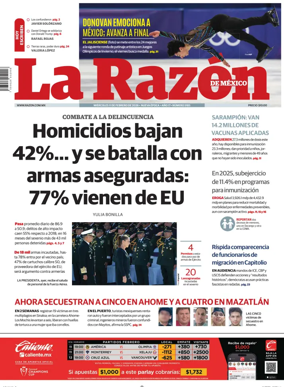Cover of La Razon de Mexico