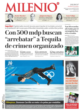 Cover of Milenio Jalisco