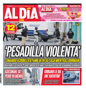 Cover of Periodico Al Dia (Leon)