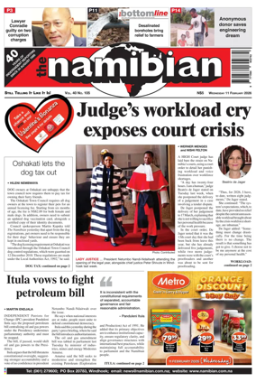 Cover of The Namibian