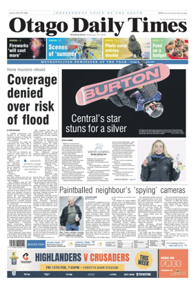 Cover of Otago Daily Times