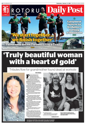 Cover of Rotorua Daily Post