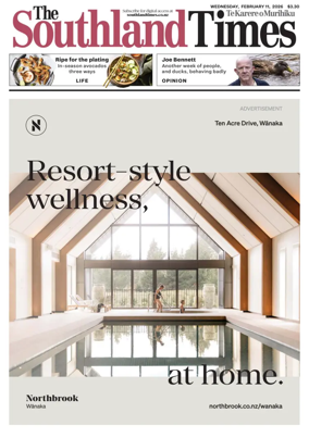 Cover of The Southland Times