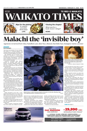 Cover of Waikato Times