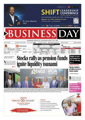 Cover of Business Day (Nigeria)