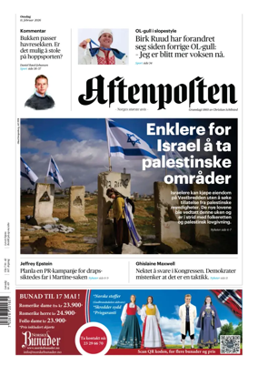 Cover of Aftenposten
