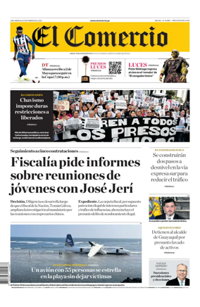 Cover of Diario El Comercio