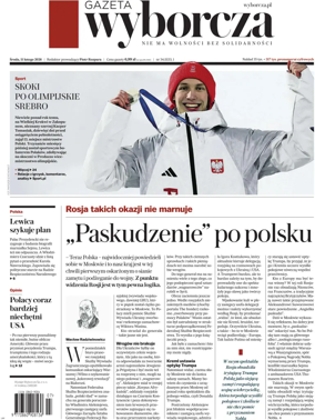 Cover of Gazeta Wyborcza Stoleczna