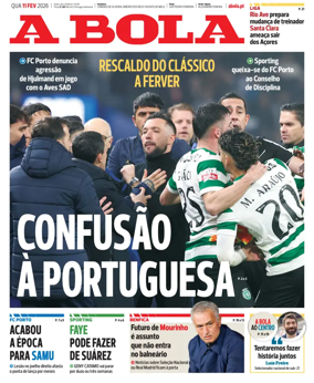 Cover of A BOLA (Portuguese)