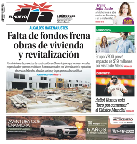 Cover of El Nuevo Dia