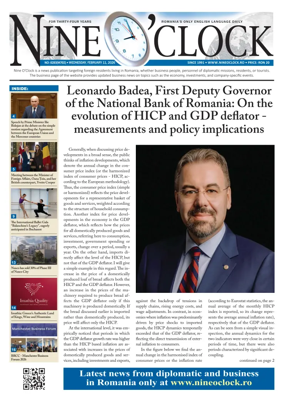 Cover of Nine o clock (Romania) Daily