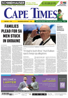 Cover of Cape Times