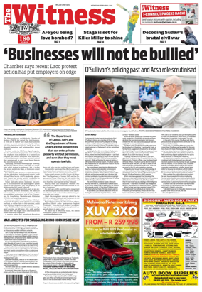 Cover of The Witness (South Africa)