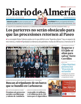 Cover of Diario de Almeria