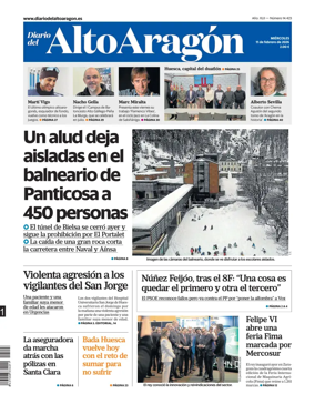 Cover of Diario del Alto Aragon