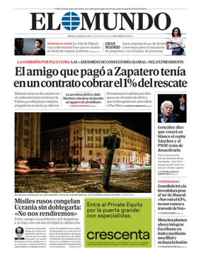 Cover of El Mundo Madrid
