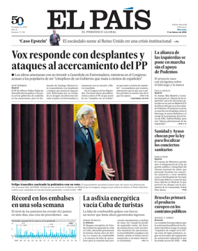 Cover of EL PAIS Andalucia