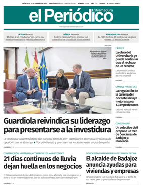 Cover of El Periodico Extremadura