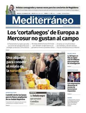 Cover of El Periodico Mediterraneo