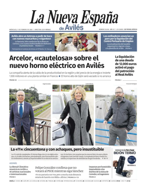 Cover of La Nueva Espana (Aviles)