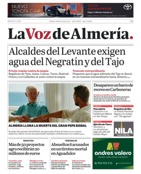 Cover of La Voz de Almeria