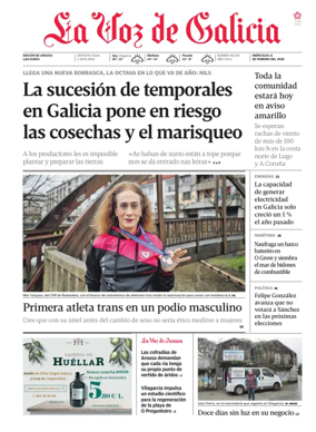 Cover of La Voz de Galicia (Arousa)