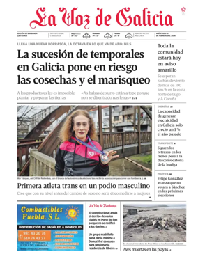 Cover of La Voz de Galicia (Barbanza)