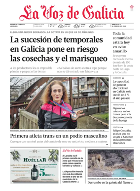 Cover of La Voz de Galicia (Carballo)