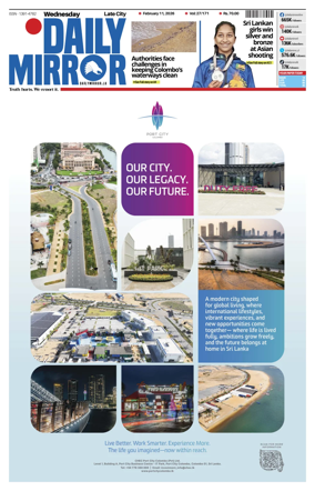 Cover of Daily Mirror (Sri Lanka)