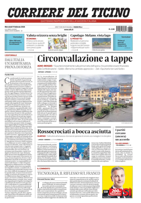 Cover of Corriere del Ticino