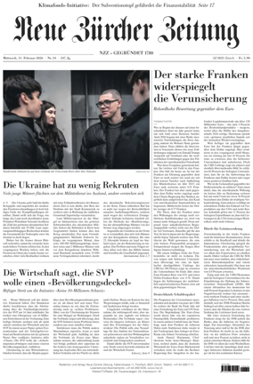Cover of Neue Zurcher Zeitung