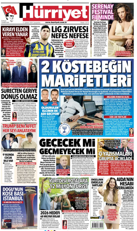 Cover of Hurriyet