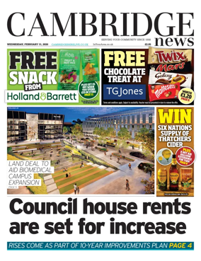 Cover of Cambridge News