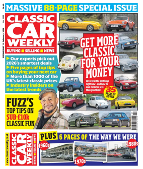 Cover of Classic Car Weekly (UK)